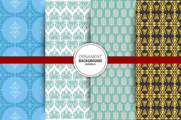 4 Seamless Patterns Background Set: A Versatile Design Resource for Modern Creatives