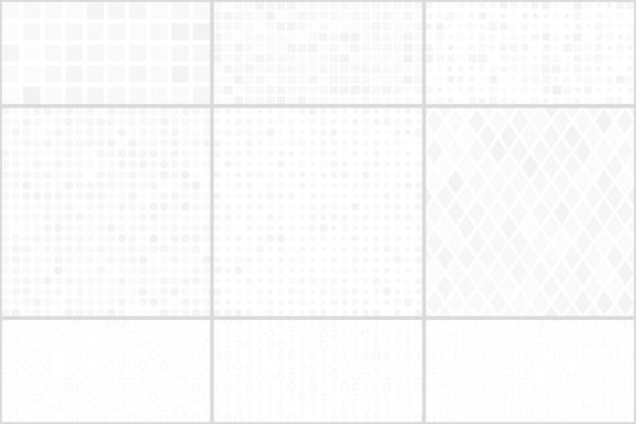Abstract Seamless Patterns in White for Clean, Versatile Design Work