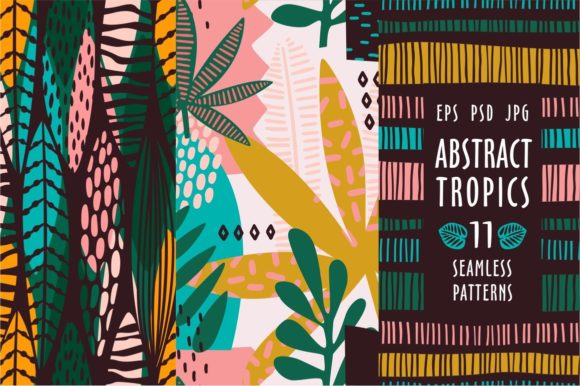 Abstract Tropics. 11 Patterns for Creative Projects