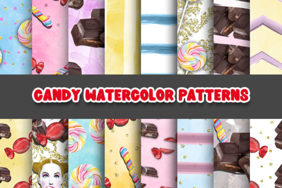 Candy Watercolor Digital Papers Patterns: A Practical Guide for Designers and Crafters
