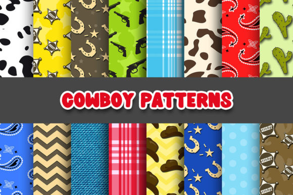 Cowboy Digital Papers Patterns: Practical Creative Solutions for Every Project