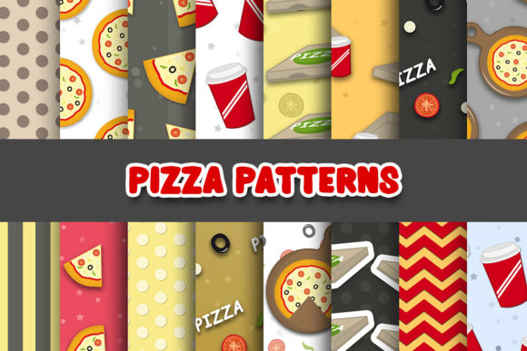 Creative Possibilities with Pizza Digital Papers Patterns