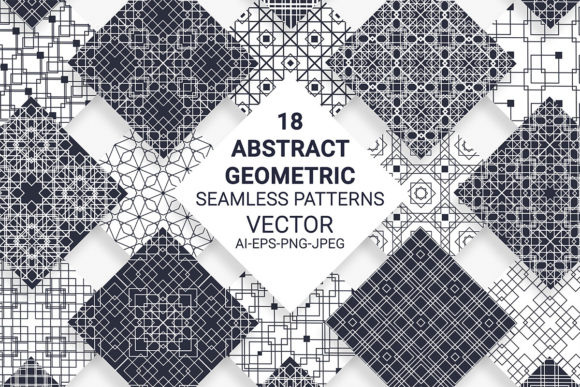How Abstract Geometric Seamless Patterns Elevate Your Creative Projects