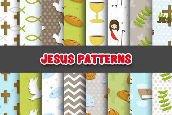 Jesus Christ Digital Papers Patterns: A Faith-Centered Resource for Creative Projects