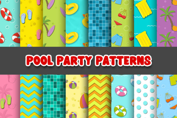 Pool Party Digital Paper Patterns: A Deep Dive into Creative Design Possibilities