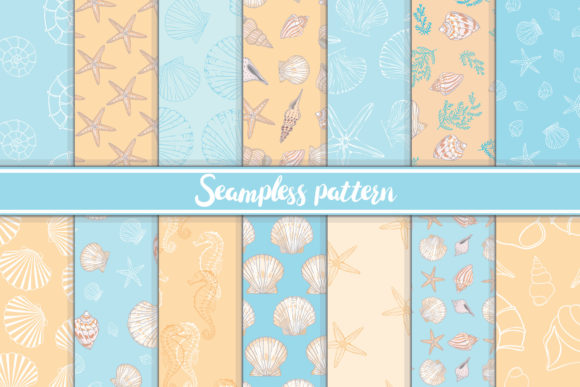 Sea Seamless Patterns: A Complete Guide to Using Hand-Drawn Starfish and Seashell Designs