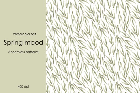 Watercolor Patterns “Spring Mood”